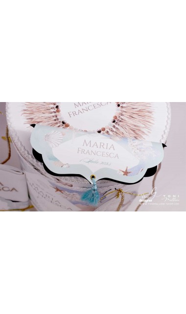 Trusou botez tematica marina fresh de vara Boho Ocean 10